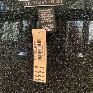 Victoria's Secret Shimmering Black Top